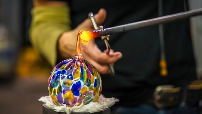 Explore the Arts Scene: Artisans, Craftsmanship, & Glass Blowing in Hocking Hills