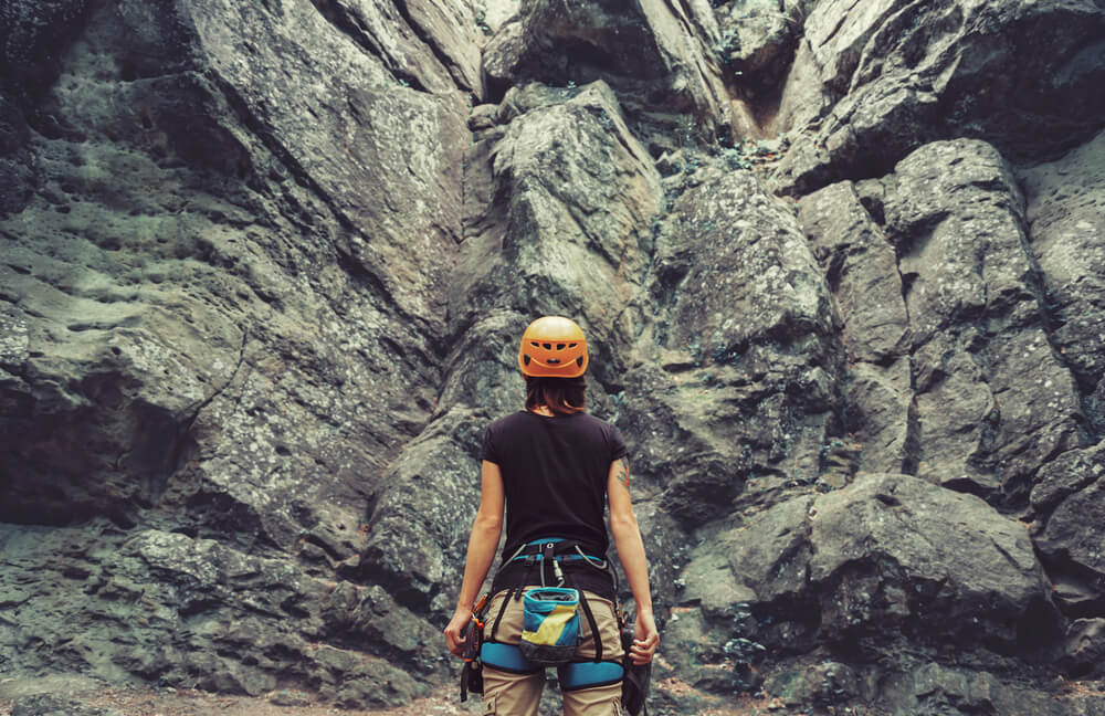 Rappelling and Hocking Hills Rock Climbing